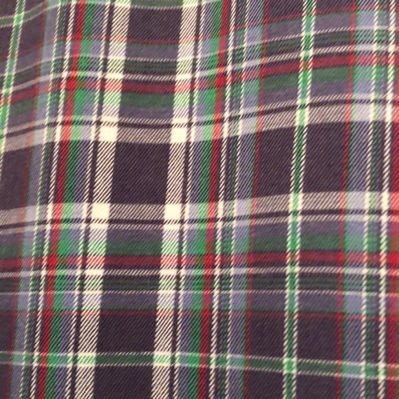 Ralph Lauren size Medium “Blake” 100# Cotton Plaid Long Sleeve Shirt  Gray - Picture 6 of 7